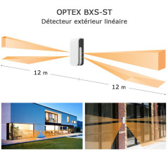 Optex BXS-ST | Détecteur extérieur linéaire filaire