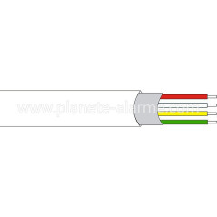 Câble d'alarme souple 4 conducteurs